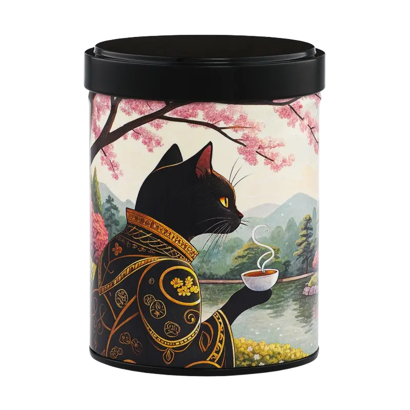 Boite à thé illustrée empilable 100gr - Mugi