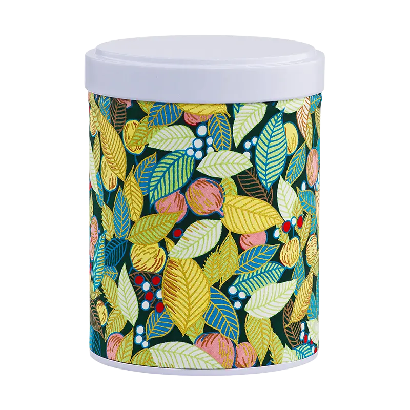 Boite à thé illustrée empilable 100gr - Tajimi 