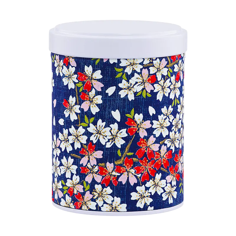 Boite à thé illustrée empilable 100gr - Kawazu