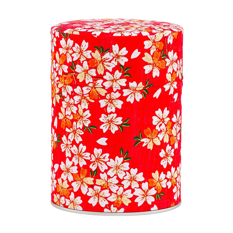 Boite à thé illustrée washi 100gr - Kihoku