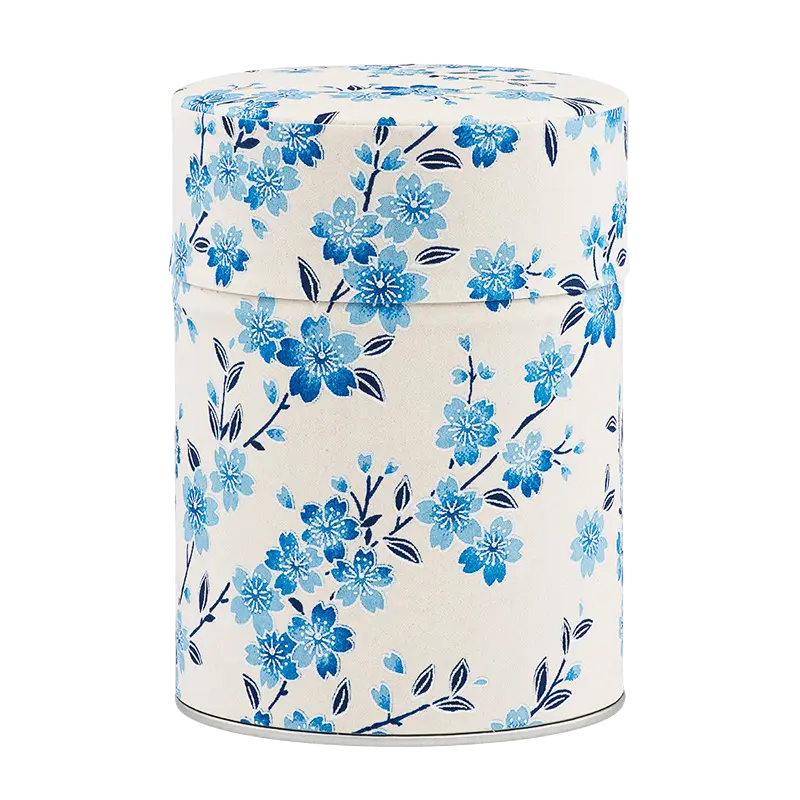Boite à thé illustrée washi 100gr - Hidaka