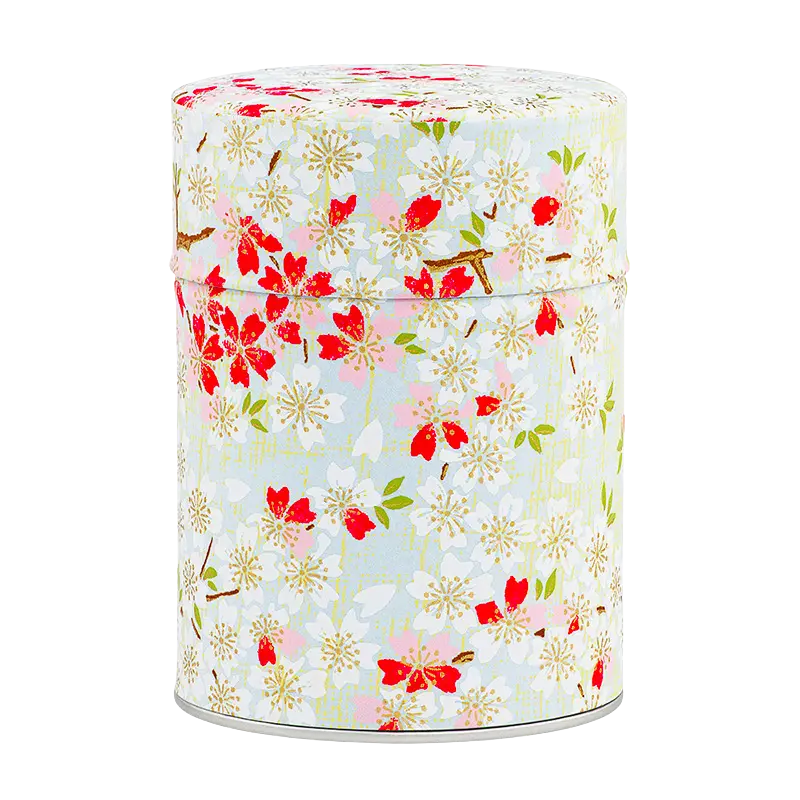 Boite à thé illustrée washi 100gr - Yanai