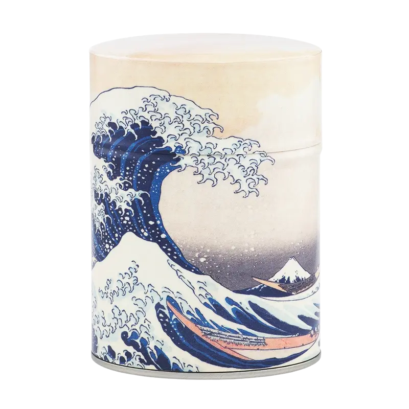 Boite à thé illustrée washi 100gr - Hosukai