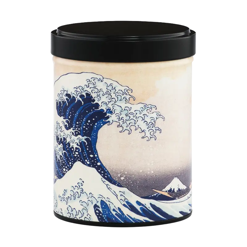 Boite à thé illustrée empilable 100gr - Hokusai 