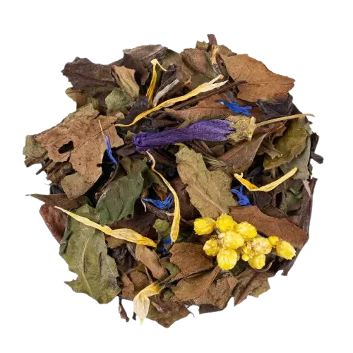 Blossom - Thé blanc fleurs de cerisier/fleurs de sureau  (Boite métal 80gr)