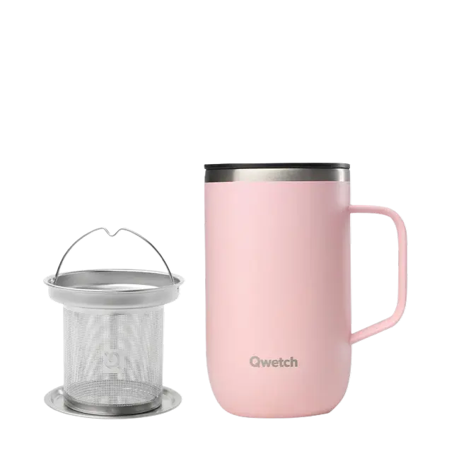 Mug rose - Tisanière 470ml