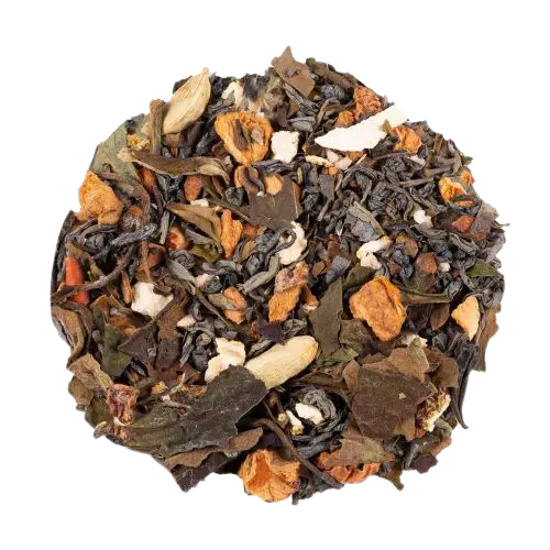 Thé de Noël - Thé vert orange/cannelle (Boîte métal 50gr)