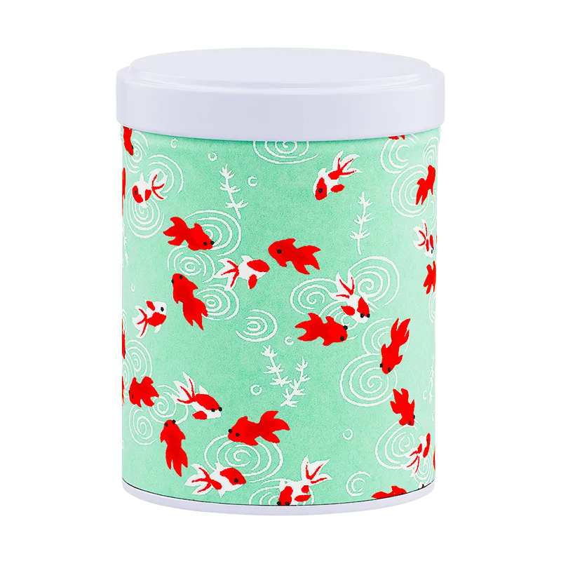 Boite à thé illustrée empilable 100gr - Sakana 