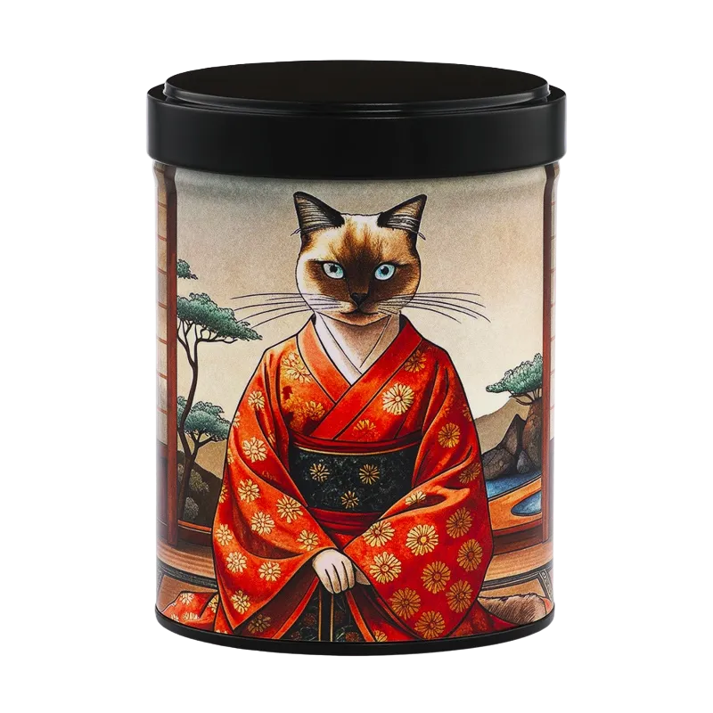 Boite à thé illustrée empilable 100gr - Mao Mao