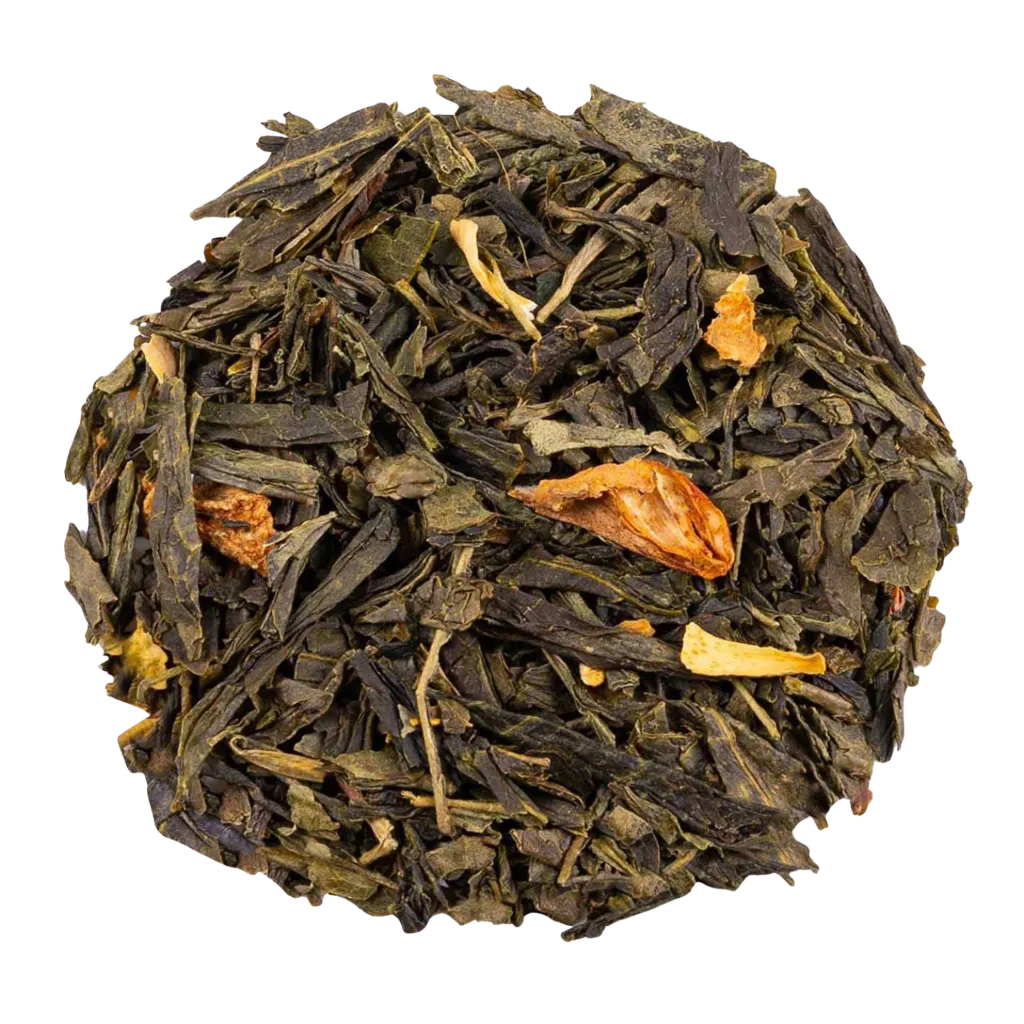 Orange Sencha - Thé vert à l'orange (Boîte métal 50gr)