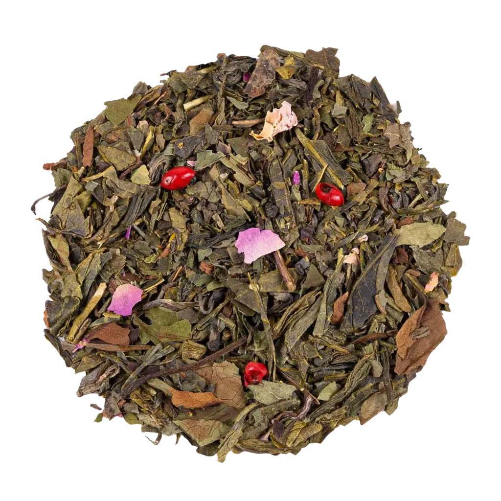 Rose du Désert - Thé vert rose & menthe (Boîte métal 50gr)