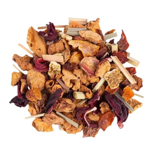 Crumble Printanier - Fruisane Prune & Rhubarbe (Boîte métal 50gr)