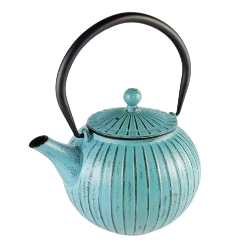 Théière turquoise en fonte - 0.8L