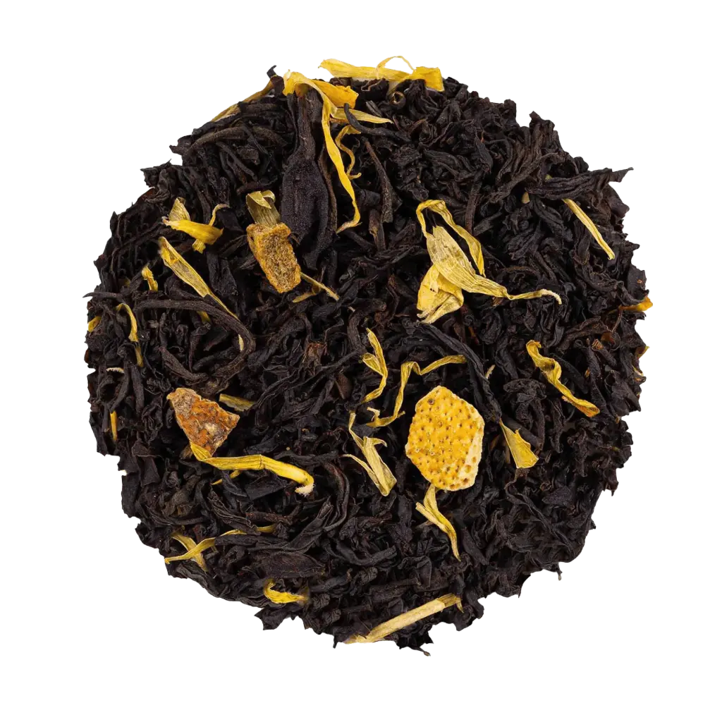 Jardin d’hiver – Thé noir pamplemousse/kiwi (Boîte métal 50gr)