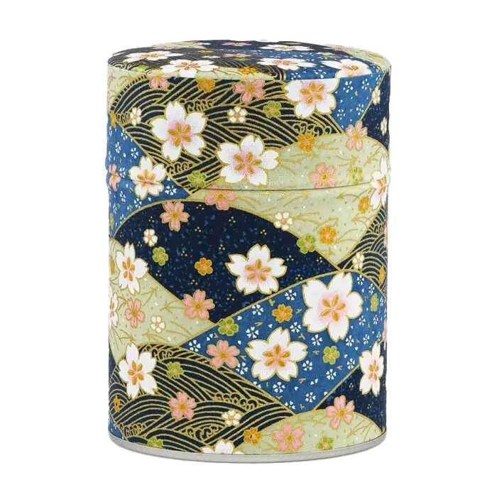 Boite à thé illustrée washi 100gr