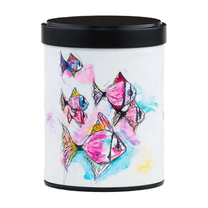 Boite à thé illustrée empilable 100gr