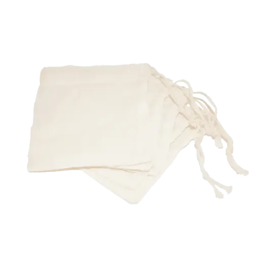 Sachet de thé réutilisable en coton