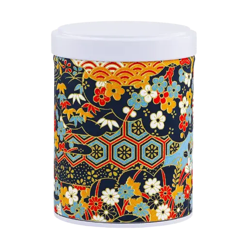 Boite à thé illustrée empilable 100gr - Sanuki