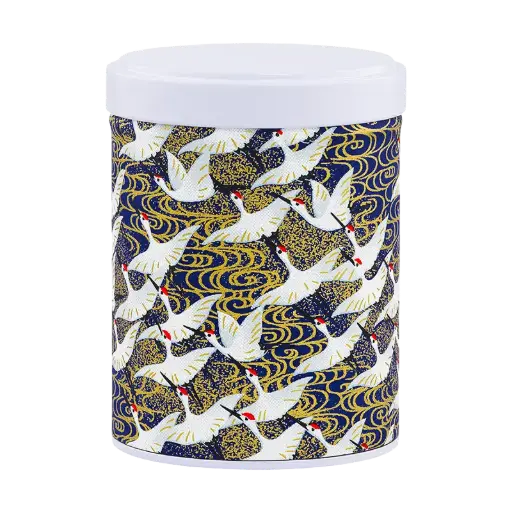 Boite à thé illustrée empilable 100gr - Norisuke 