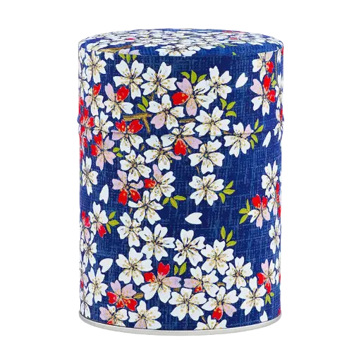 Boite à thé illustrée washi 100gr - Kawasu